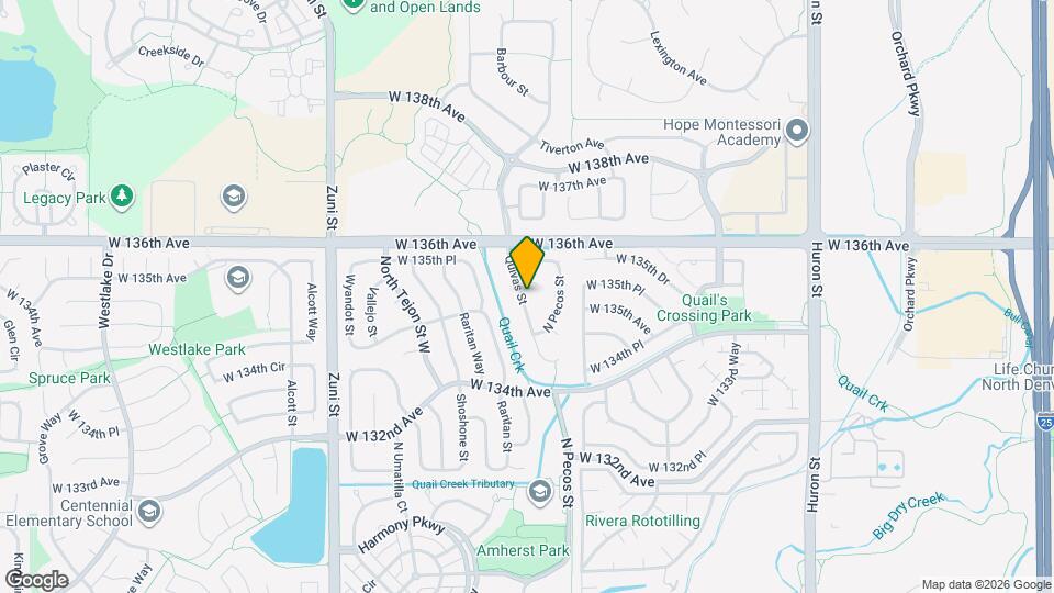 13504 Quivas St Mapa y Detalles de la Ubicación