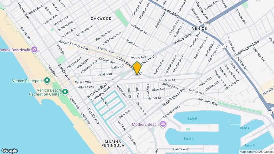 1781 Washington Way Map and Location Details