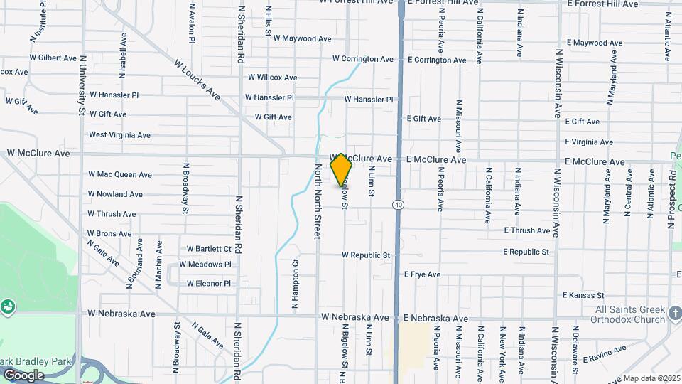 2315 N Bigelow St, Unit A Map and Location Details