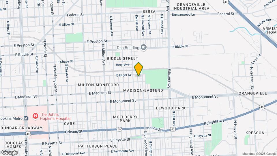905 N Streeper St Map and Location Details