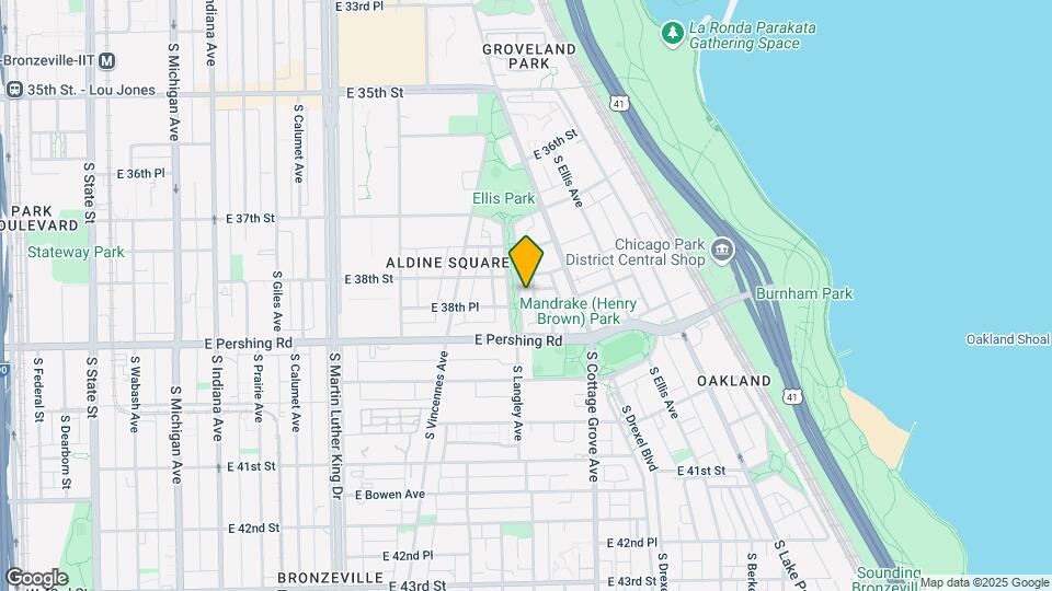 3815 S Langley Ave Map and Location Details