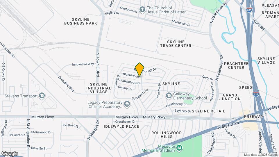 2600 Bluebird Ln Map and Location Details