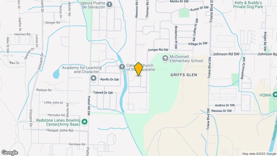 3606 White Oak Way SW Map and Location Details