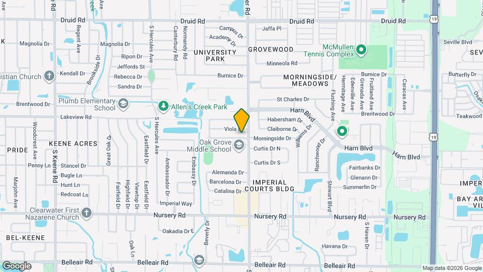 2194 Oak Grove Dr Mapa y Detalles de la Ubicación