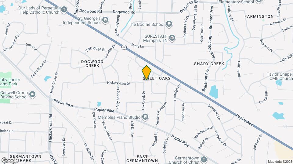 2654 Fox Creek Dr Map and Location Details