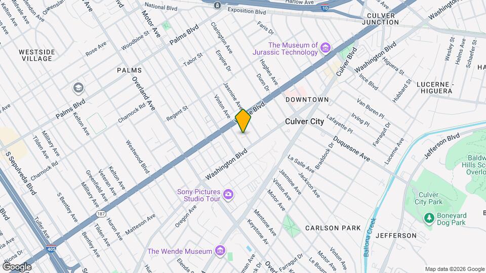 3845 Vinton Ave, Unit 3838 Map and Location Details