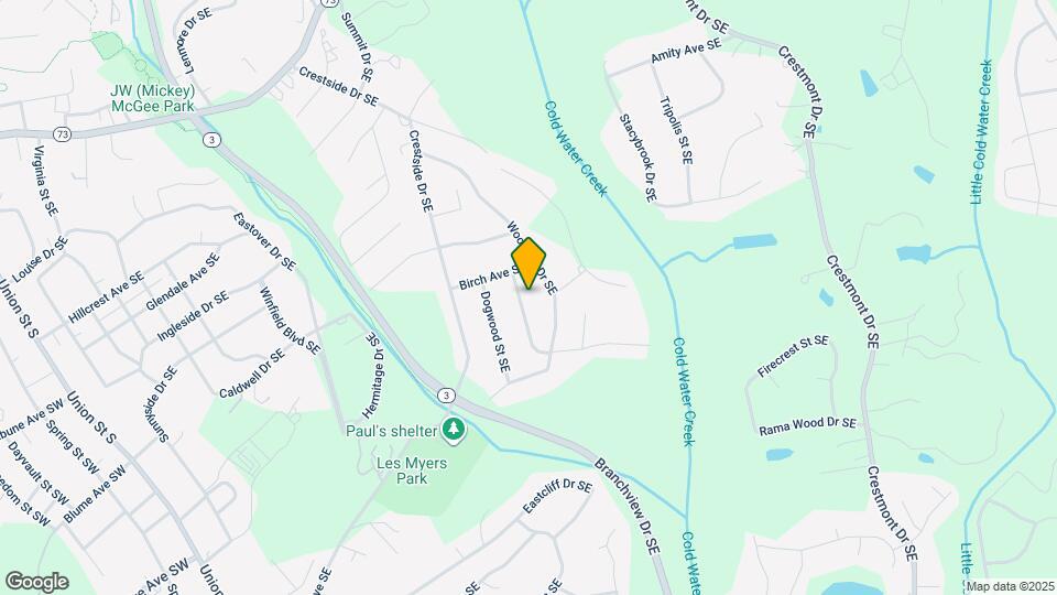 595 Foxwood Dr SE Map and Location Details