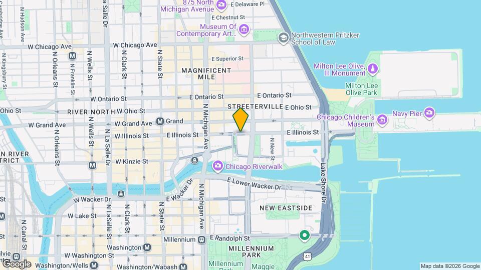 241 E Illinois St Map and Location Details