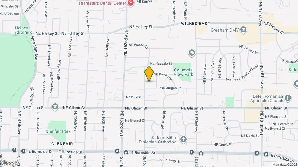 16552 NE Pacific Terrace Map and Location Details