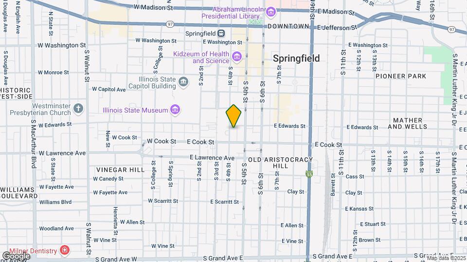 614 S 4th St Map and Location Details