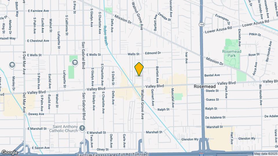 4035-4037 Walnut Grove Ave Map and Location Details