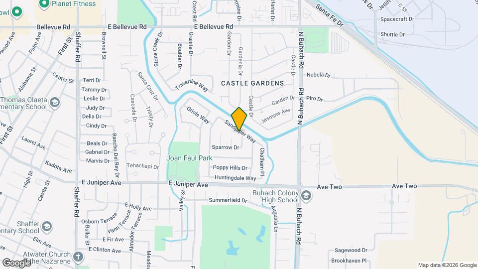 1020 Sandpiper Way Map and Location Details