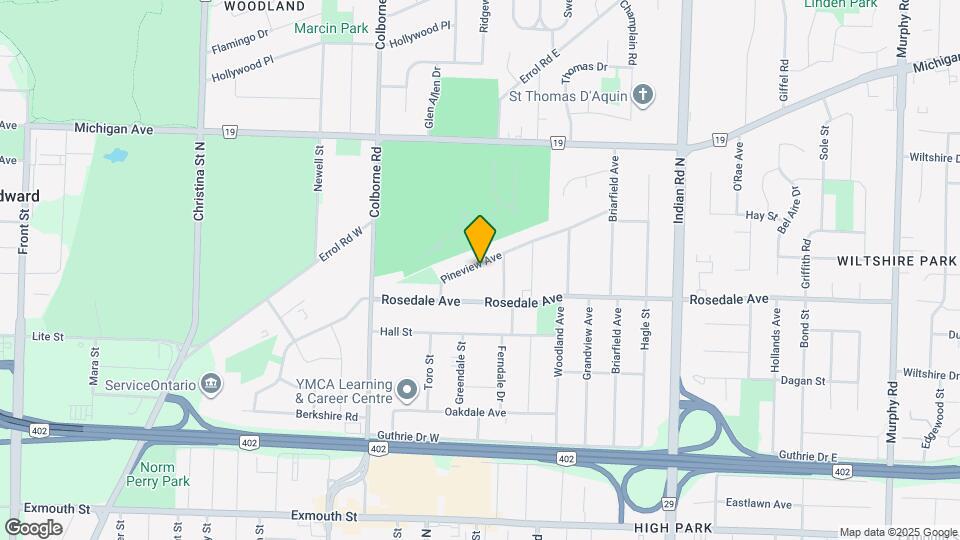 731 Pineview Ave Mapa y Detalles de la Ubicación