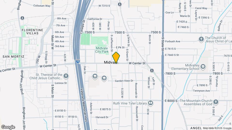 279 W Center St, Unit Unit 2 Map and Location Details