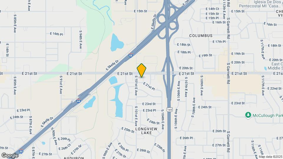2118 S 102nd E Ave Map and Location Details