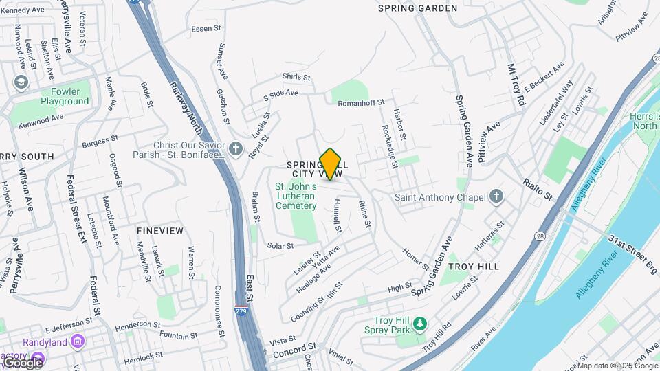 36 Woessner Ave Map and Location Details