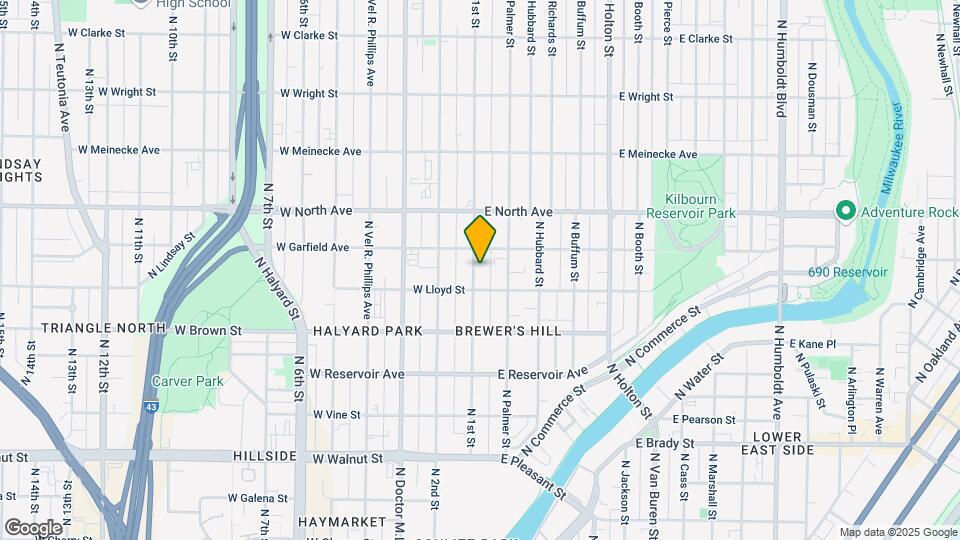 2120 N 1st St Map and Location Details