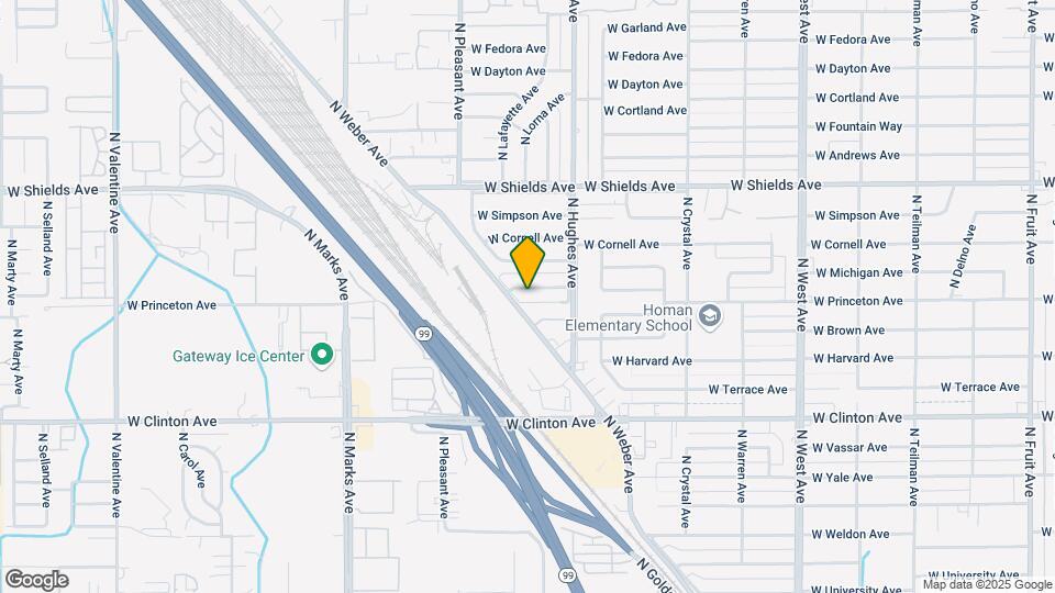 2249 W Princeton Ave Mapa y Detalles de la Ubicación