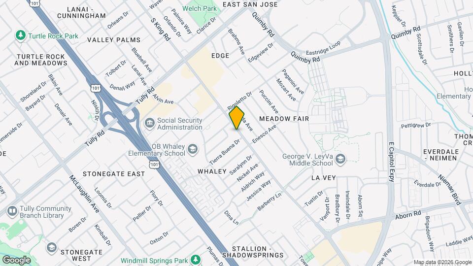 2661 S King Rd Map and Location Details