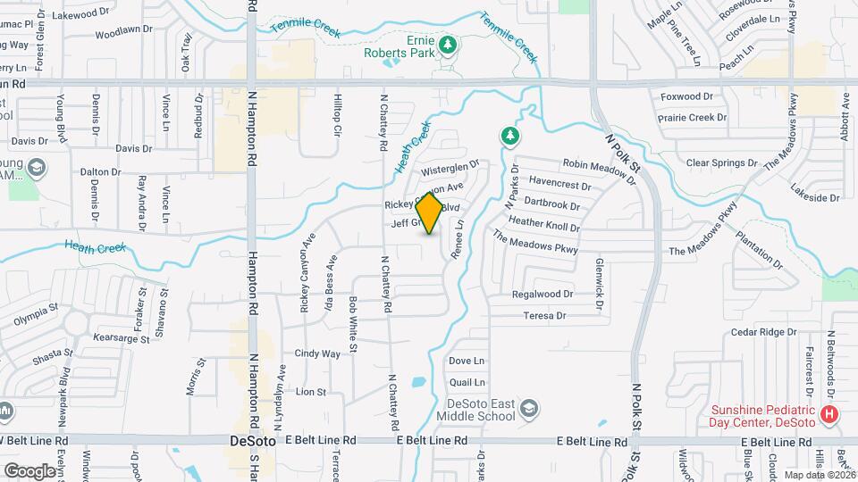 500 Hidden Meadow Ct Mapa y Detalles de la Ubicación