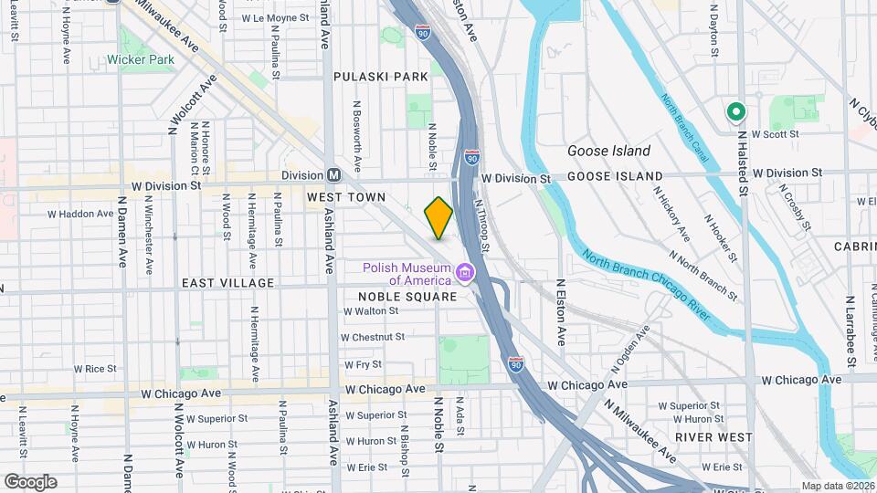 1051 N Milwaukee Ave, Unit 2 Map and Location Details