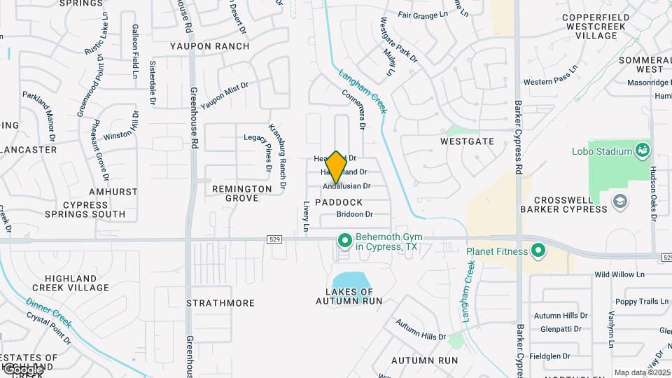 18635 Andalusian Dr, Unit 1009 Map and Location Details