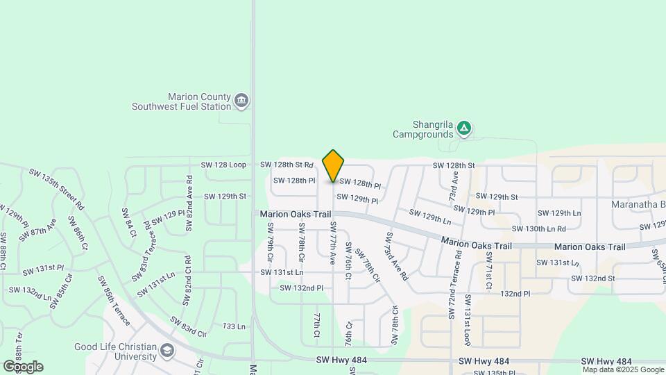 12943 SW 77th Cir Map and Location Details