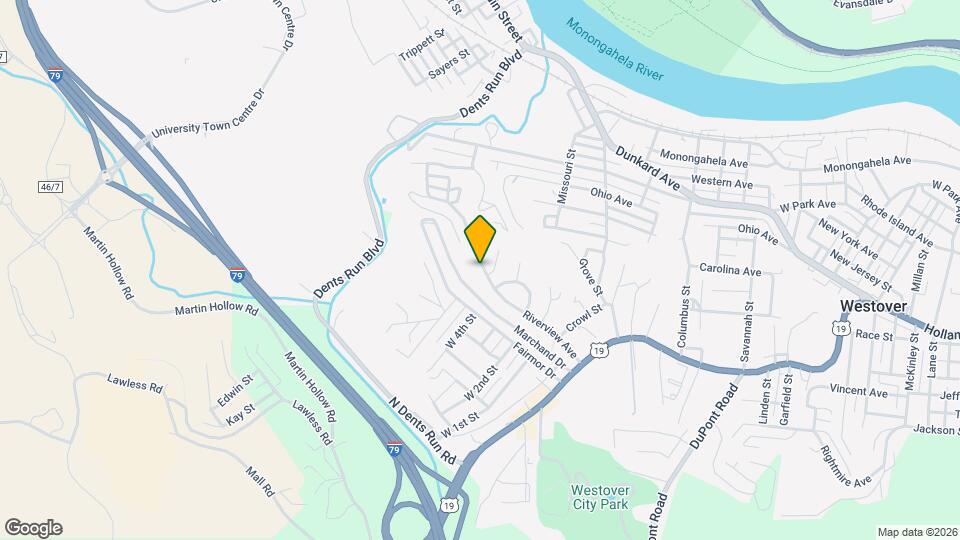 385 Riverview Ave Mapa y Detalles de la Ubicación