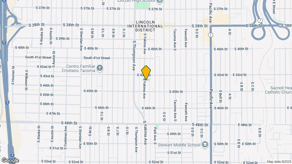 4315 Yakima Ave Map and Location Details