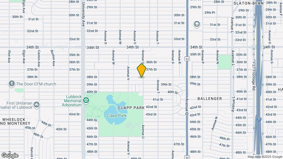 2101 38th St Map and Location Details