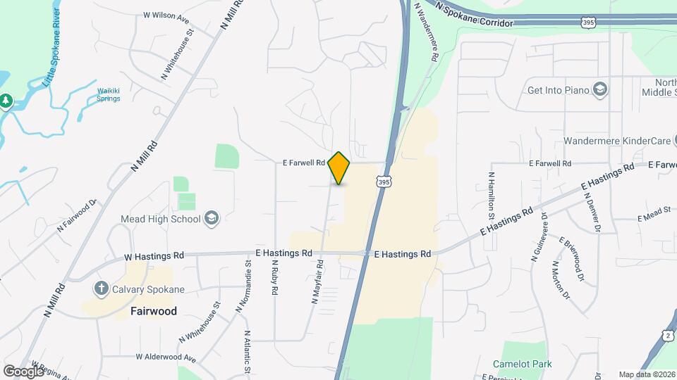 12622 N Mayfair Rd Map and Location Details