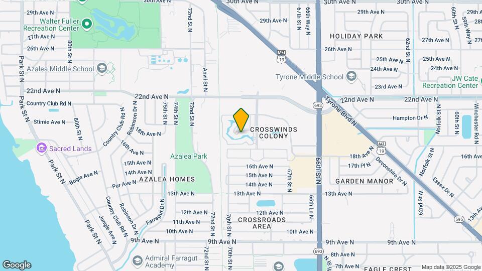 6817 Stonesthrow Cir N Map and Location Details