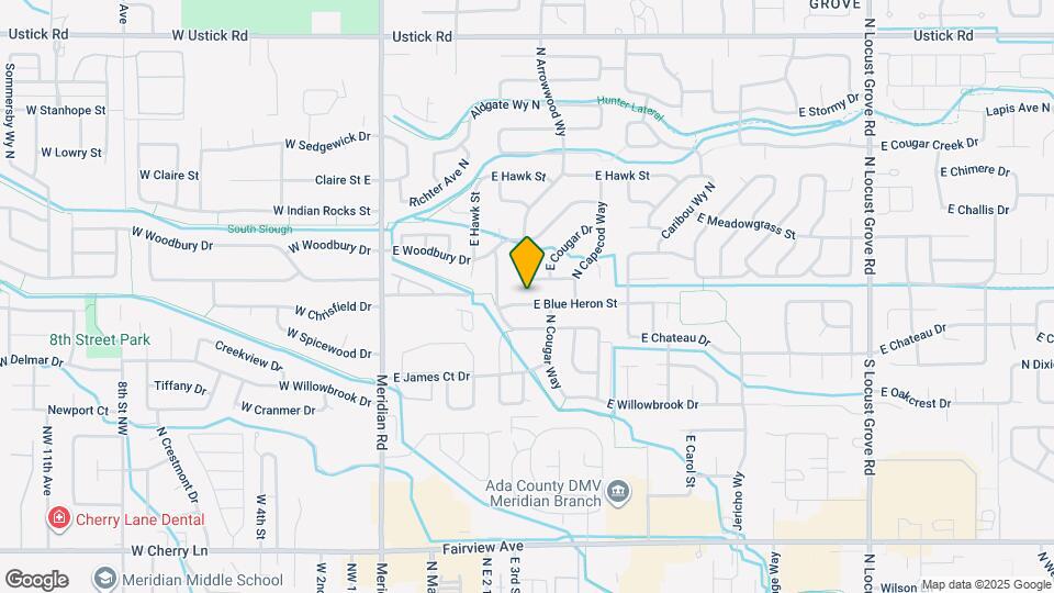 480 E Blue Heron St Mapa y Detalles de la Ubicación