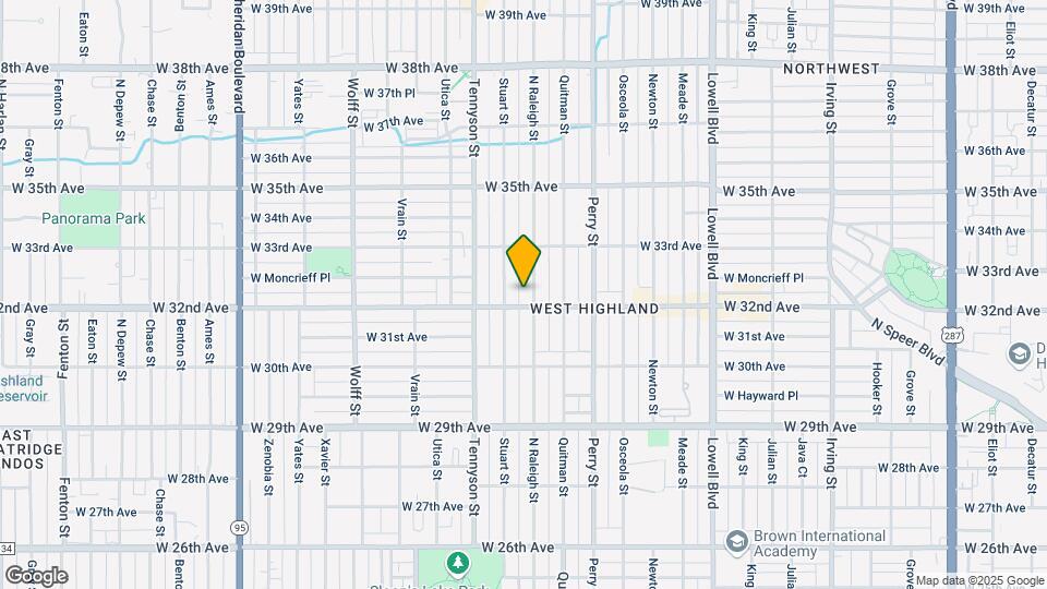 3217 N Raleigh St Map and Location Details