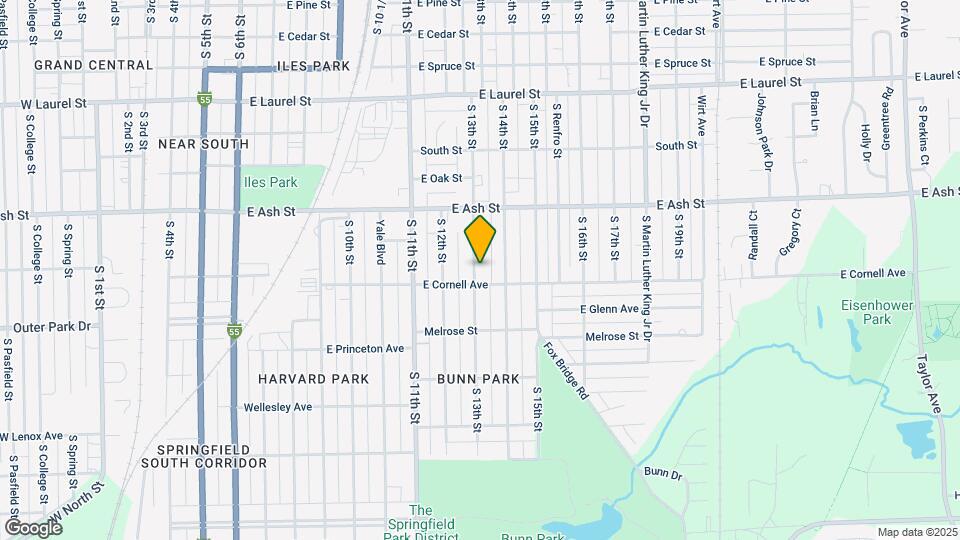 2166 S 13th St Map and Location Details