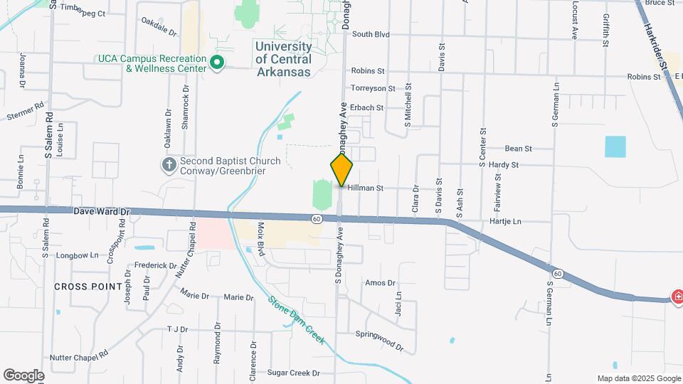 718 S Donaghey Ave Map and Location Details