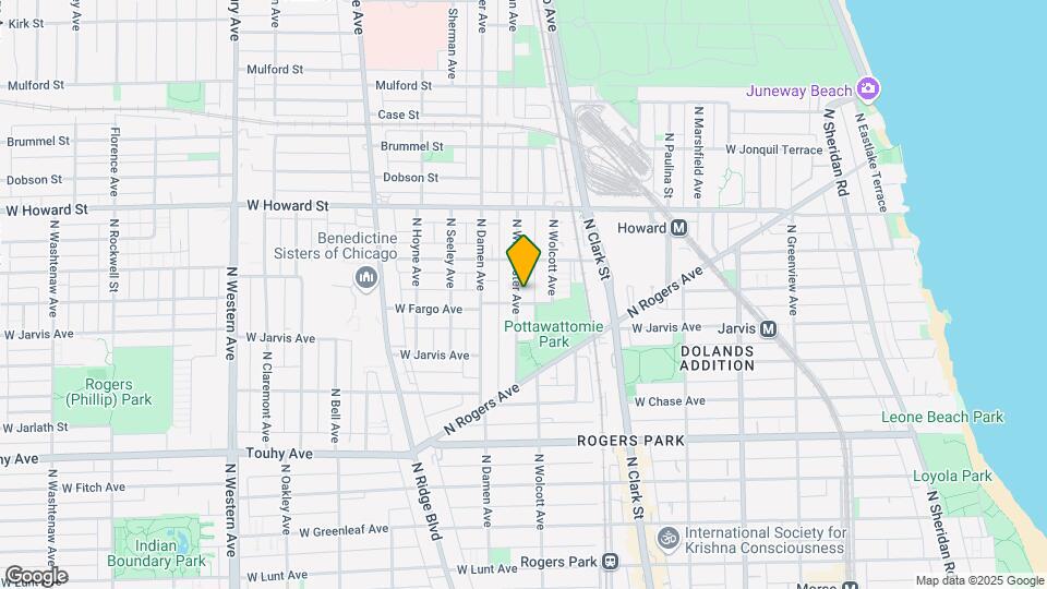 7407 N Winchester Ave Mapa y Detalles de la Ubicación