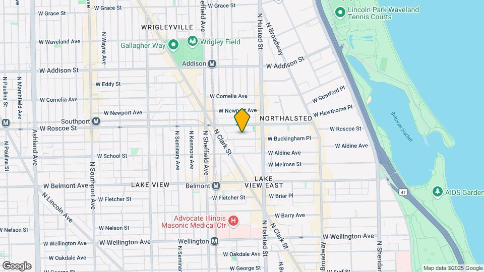 844 W Buckingham Pl, Unit J08P Mapa y Detalles de la Ubicación