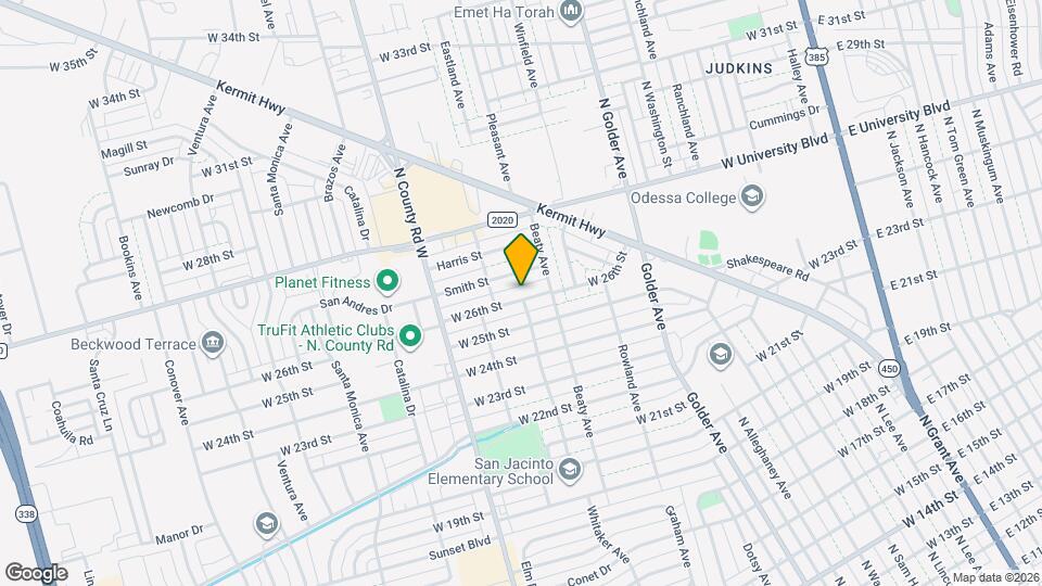 1012 W 26th St Map and Location Details