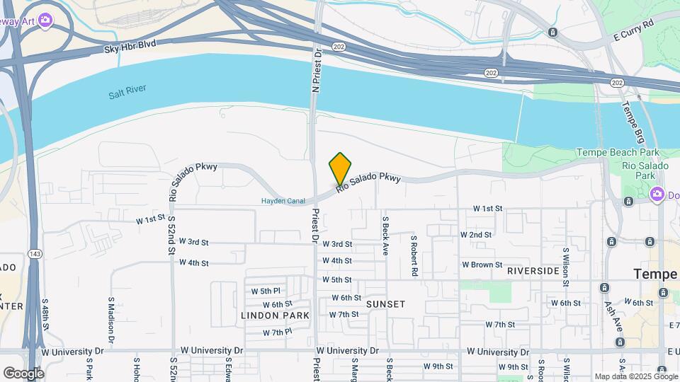 1301 W Rio Salado Pkwy Map and Location Details