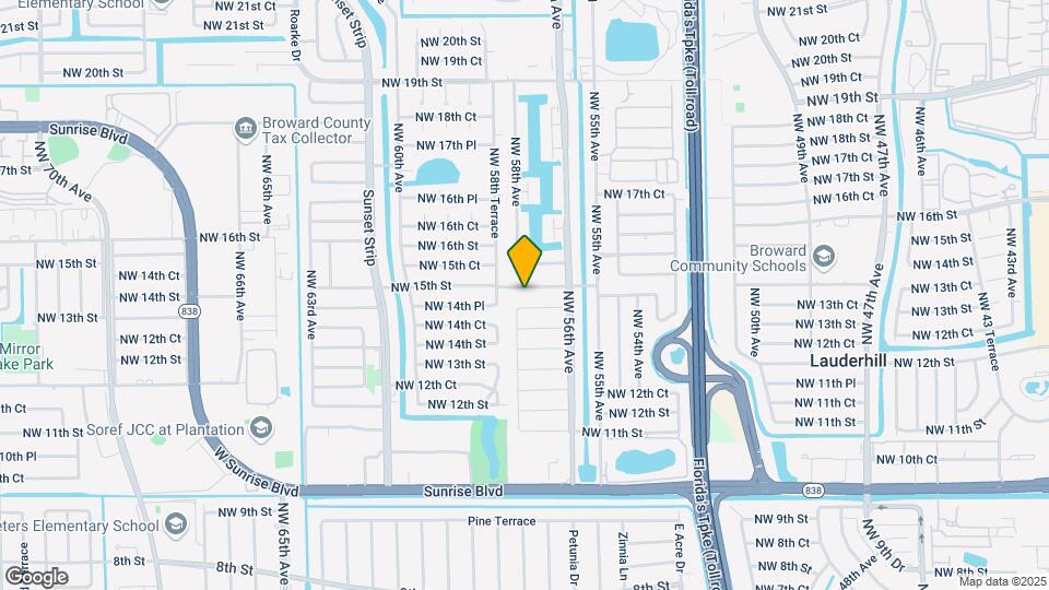 5720 NW 15th St Mapa y Detalles de la Ubicación