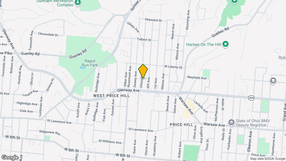 1228 Gilsey Ave Map and Location Details