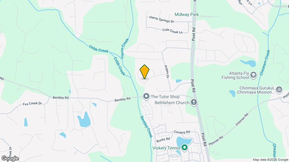 6210 Pine Bluff Dr Map and Location Details