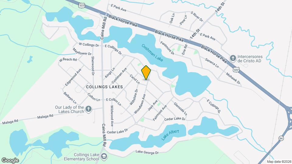 207 Woodlawn Ave Map and Location Details