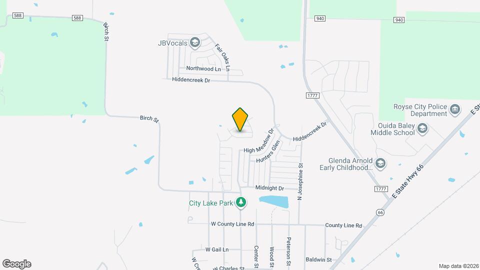 1320 Waco Turner Dr Mapa y Detalles de la Ubicación