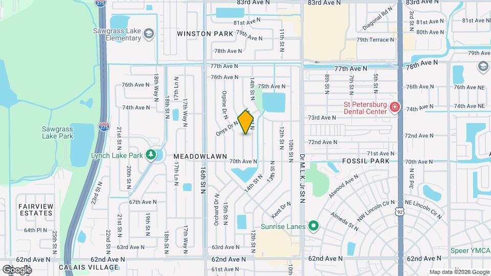 7213 Organdy Dr N Map and Location Details