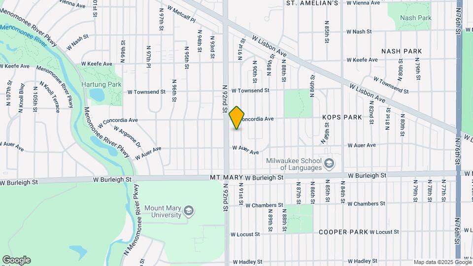 3239 N 91st St, Unit Upper Unit Map and Location Details