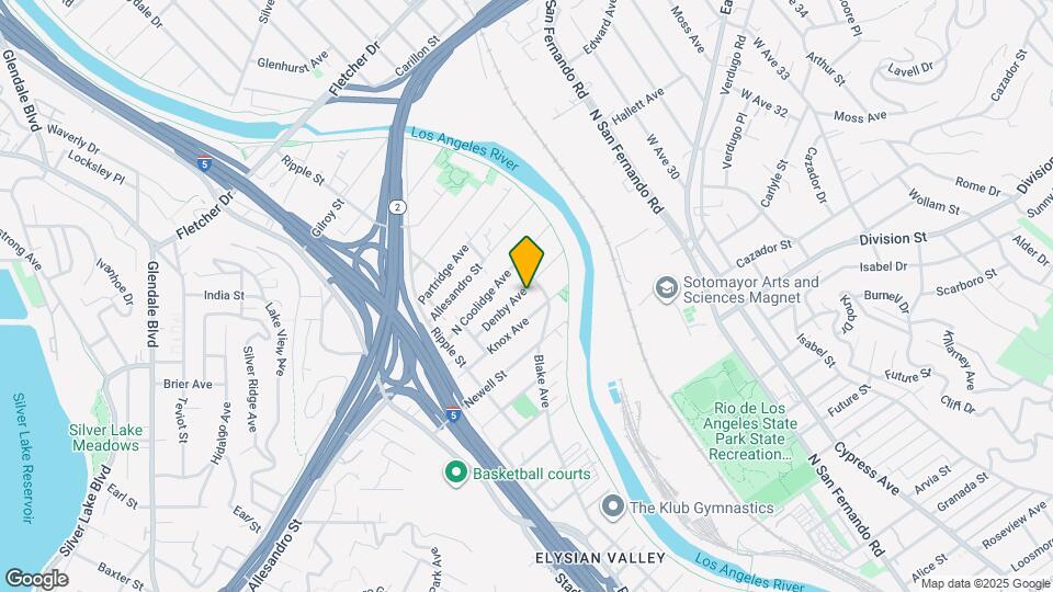 2834 Denby Ave Map and Location Details