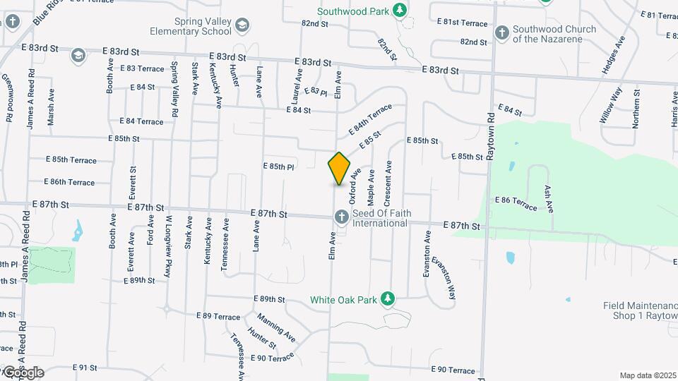 8607 Elm Ave Map and Location Details