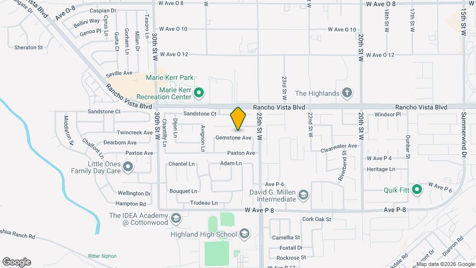 2547 Gemstone Ave Map and Location Details